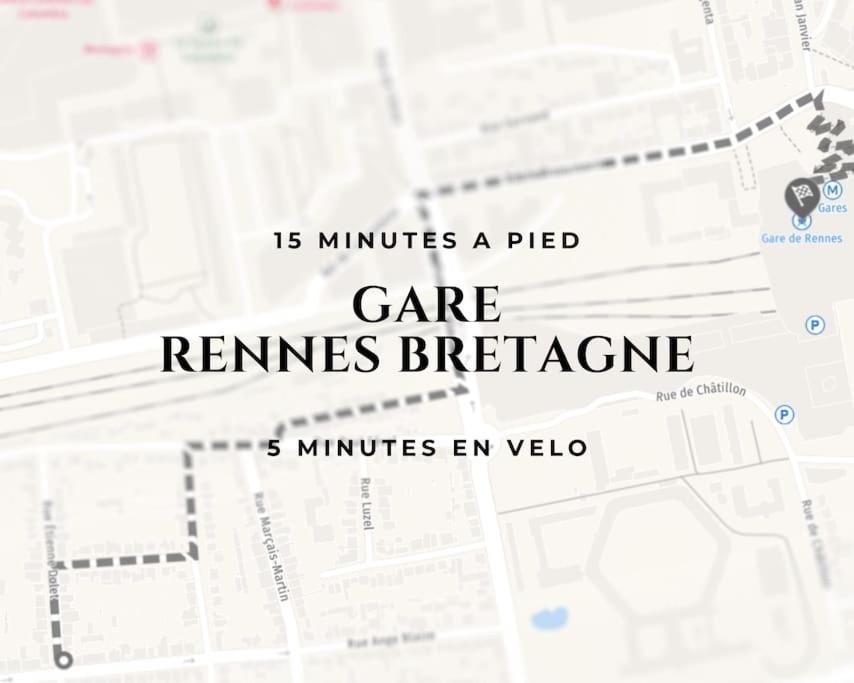 Pop & Suite Par Madame Conciergerie Rennes Exterior foto